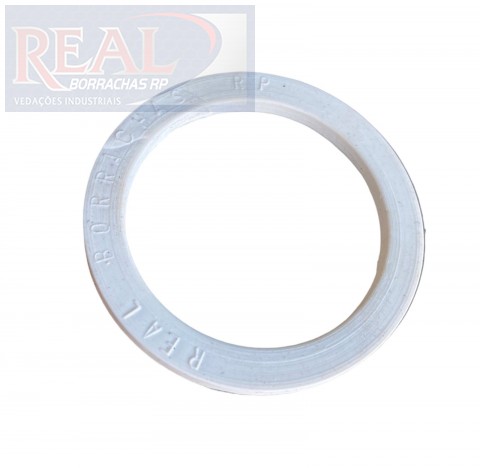 CÓD 000148 ANEL LISO EX 120 X INT 100 X ALT 6 mm BRANCO NBR 60 SH - VEDAÇAO SEDE DE DESCARGA
