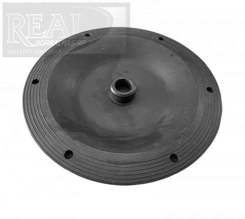 CÓD 000383 - DIAFRAGMA TRANSFERIDOR EX 240 X ALT 9 x 6 FUROS de 9 MM EPDM 50 SH