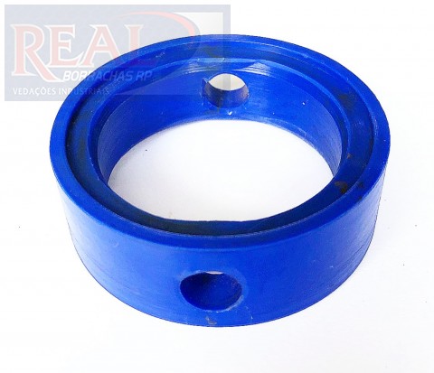 CÓD 000566 VEDAÇAO VALVULA BORBOLETA SILICONE COM DEGRAU EXT 64 MM X INT 47,5 MM X ALT 21 MM X FURO 