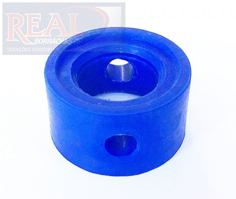 CÓD 000486 - VEDAÇÃO VÁLVULA BORBOLETA EXT 35,5 X INT 20 X ALT 20 X FURO 7 MM SILICONE 65 SH DEGRAU