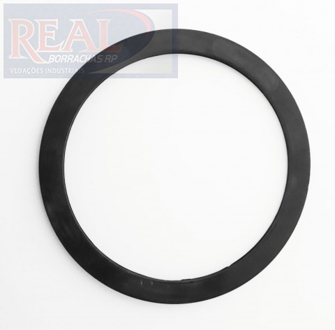 CÓD 000356 ANEL LISO EX 160 X INT 140 X ESP 10 X ALT 3 MM SILIC 60 SH ARRUELA VED BOMBA MECBIER