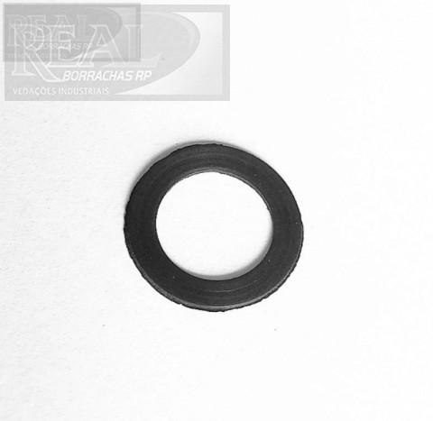 CÓD 000348 ARRUELA LISO EX 50 X INT 24 X ESP 2,5 BORRACHA NBR 60 SH
