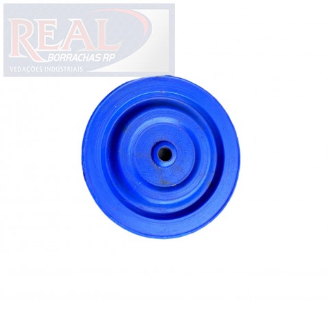 CÓD 000349 DIAFRAGMA MEMBRANA PULSADOR EX 53 X ALT 4 X FURO 4 MM SILICONE 55 SH