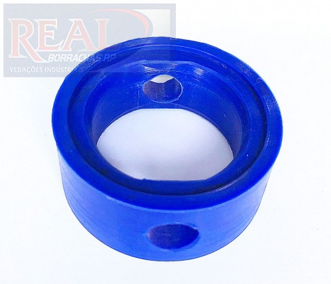 CÓD 000567 VEDAÇAO VALVULA BORBOLETA SILICONE COM DEGRAU EXT 50 MM X INT 34 MM X ALT 21 MM X FURO 10