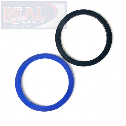 COD 000116 ARRUELA LISO SILICONE EXT 92 MM X INT 75 MM X ESP 8,5 MM x ALT 3,5 MM